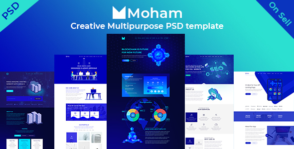 Moham - Creative Multipurpose PSD Templates - Creative PSD Templates