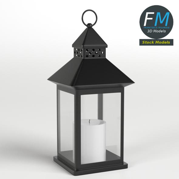 Lantern with Candle 1 - 3DOcean Item for Sale
