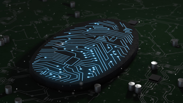 Electronic Circuit Board With Artificial Intelligence & Digital Fingerprint in Printed Circuit Board alt