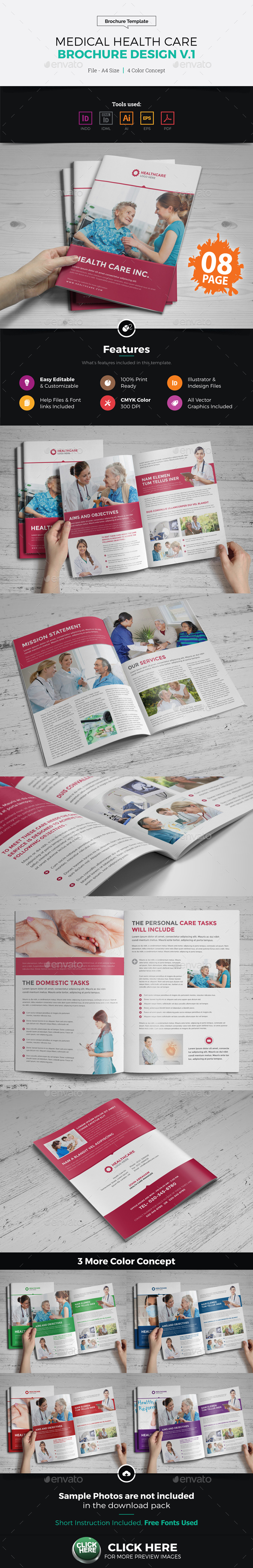 Medical Health Care Brochure Design v1 - Corporate Brochures