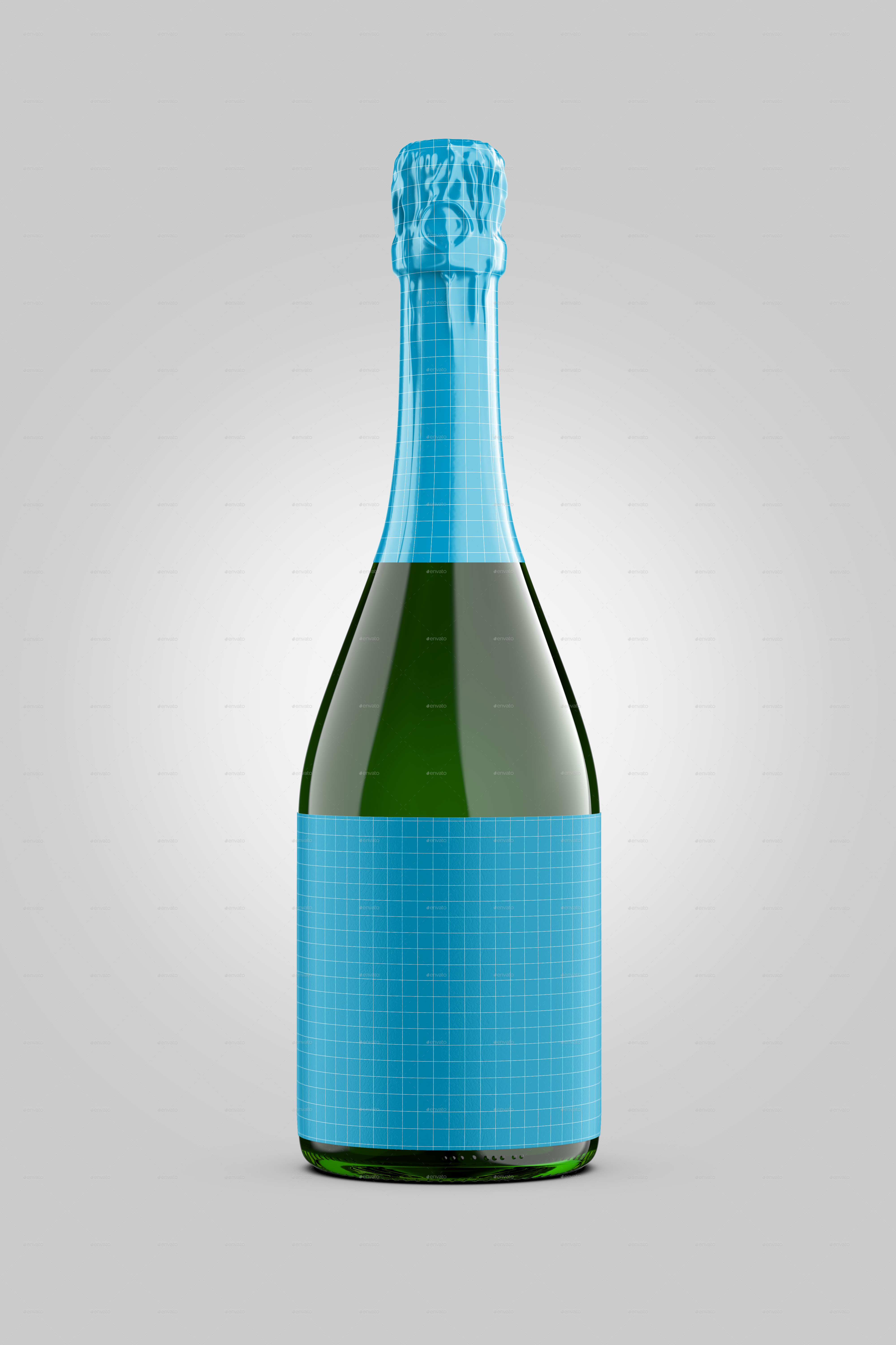 Download Champagne Bottle Mockup by XFeatures | GraphicRiver