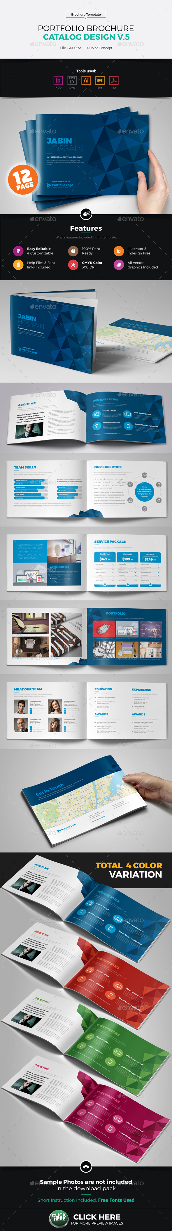 Portfolio Brochure Catalog Design v5 - Corporate Brochures