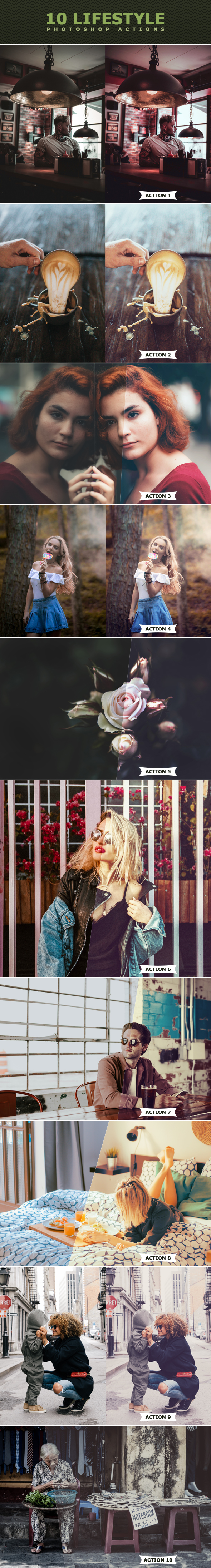 Lifestyle Actions - Photo Effects Actions