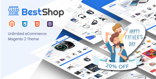 BestShop - Responsive Digital Magento 2 Store Theme - Shopping Magento