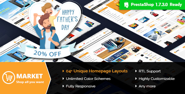 Market - Responsive Multipurpose PrestaShop 1.6 and 1.7 Theme - Shopping PrestaShop