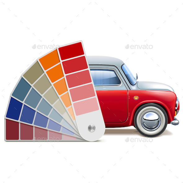 Vector Color Palette for Automobile - Industries Business