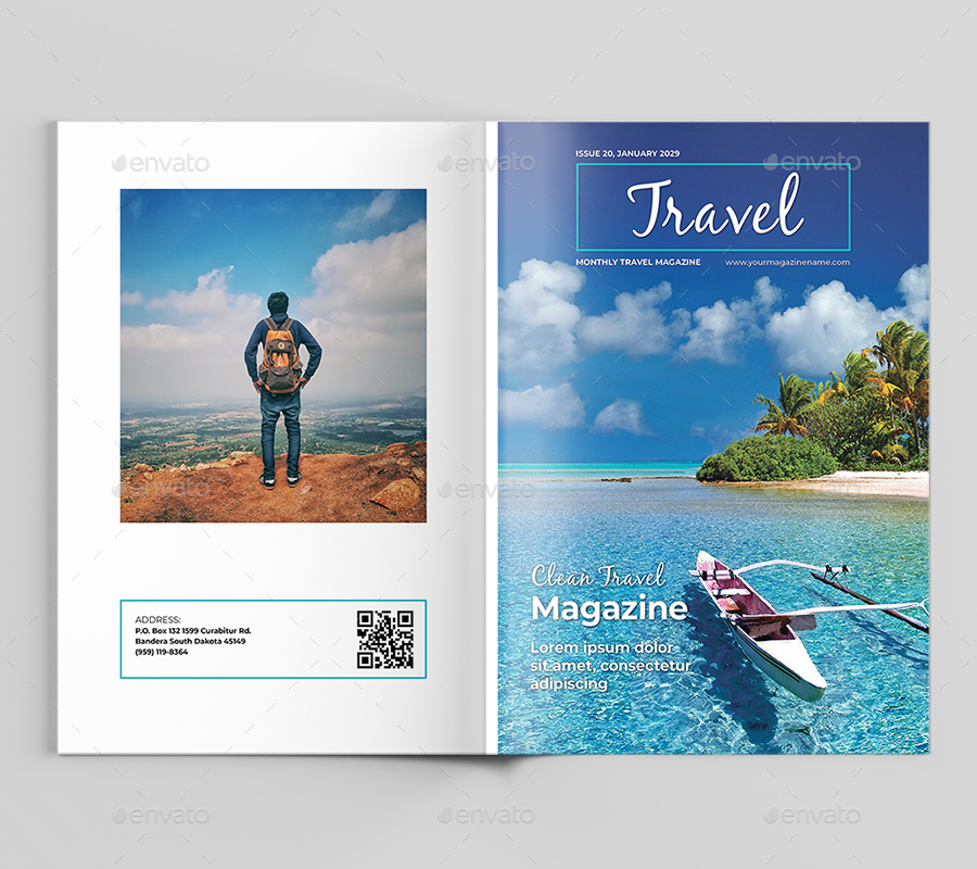 Travel Magazine, Print Templates | GraphicRiver