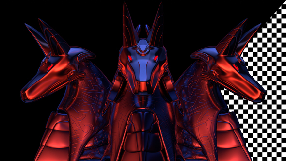 Anubis Head VJ Loop