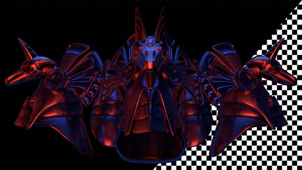 Anubis Head VJ Loop alt