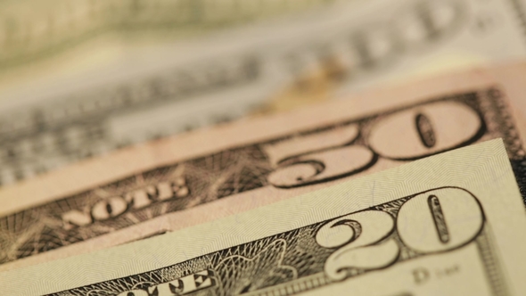 Cash Dollars Lying on the Plane. alt