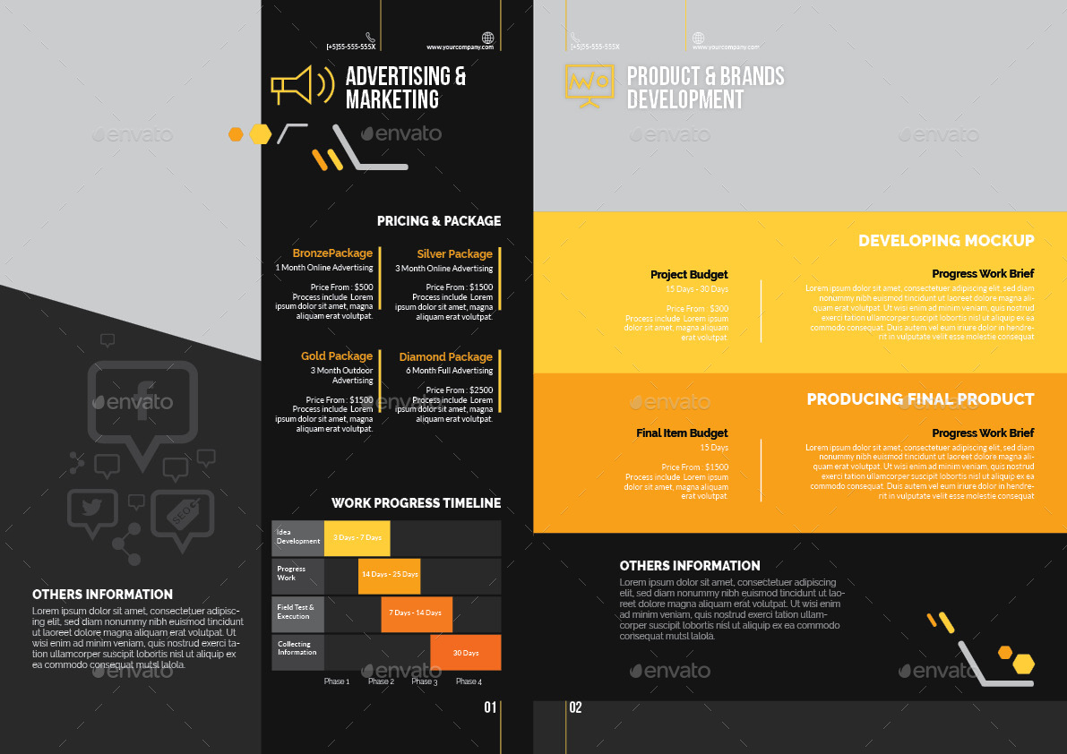 Business Bundle 3 in 1, Print Templates | GraphicRiver