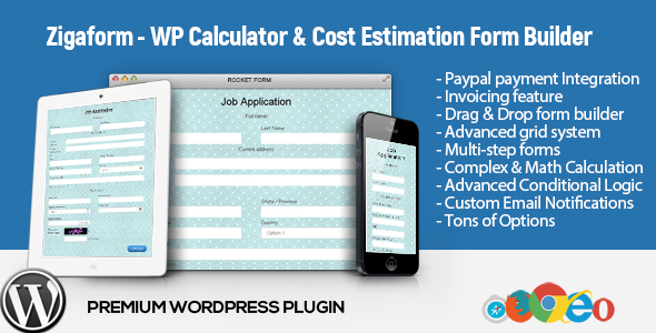 Zigaform - WordPress Calculator & Cost Estimation Form Builder - CodeCanyon Item for Sale