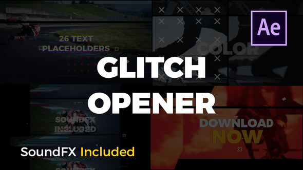 Glitch Opener - VideoHive 22108959