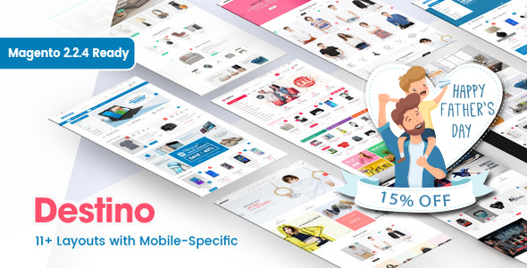 Destino - Premium Responsive Magento Theme with Mobile-Specific Layouts - Shopping Magento