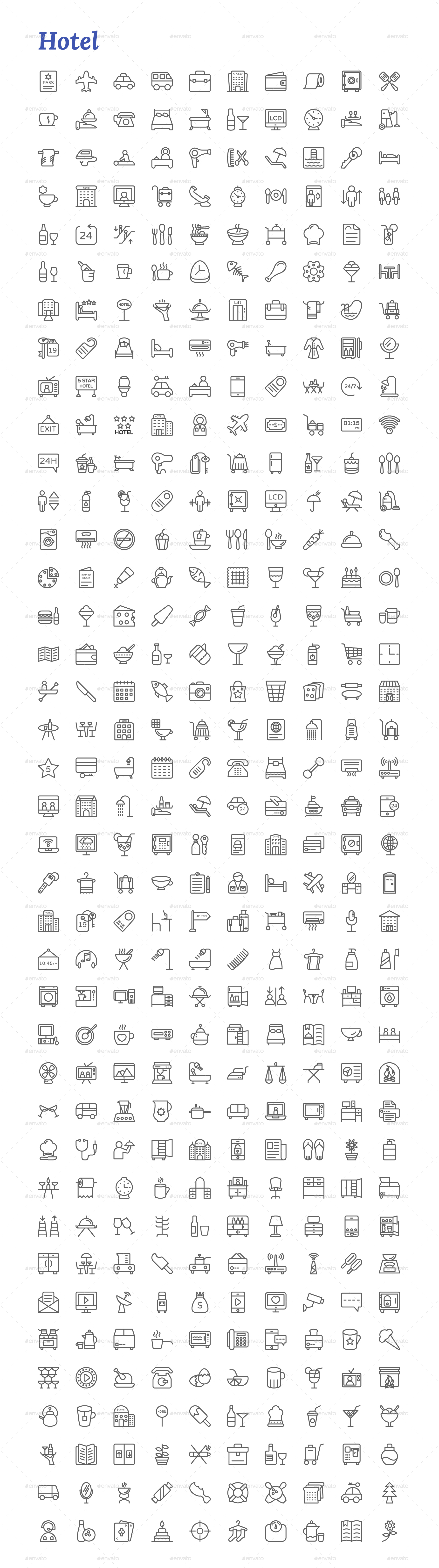 7671 Line Icons in Web Icons - product preview 2