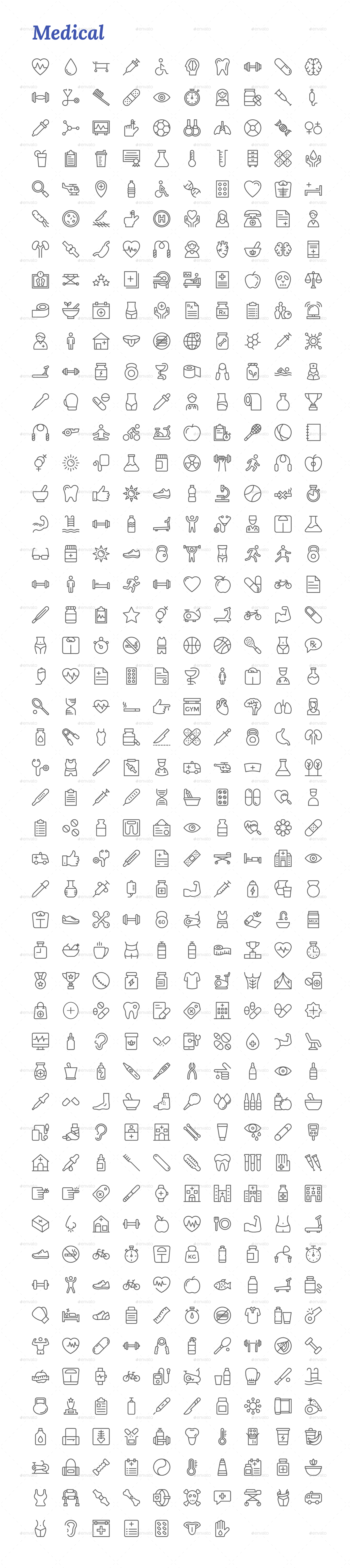7671 Line Icons in Web Icons - product preview 4