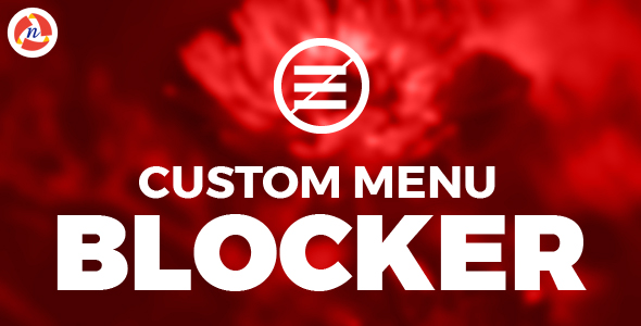 Custom Menu Blocker - CodeCanyon 22110043