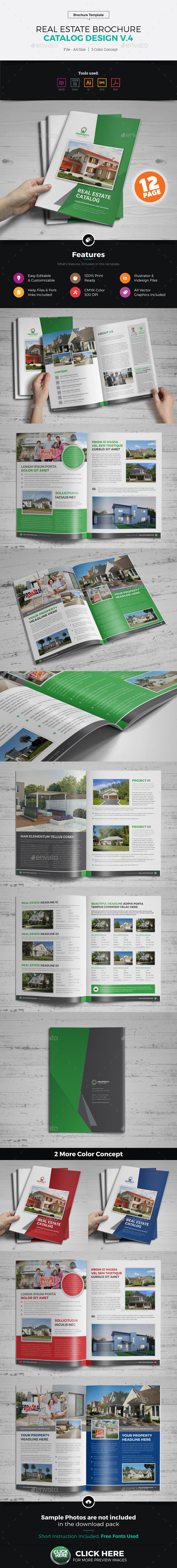 Real Estate Agency Brochure Catalog v4 - Corporate Brochures