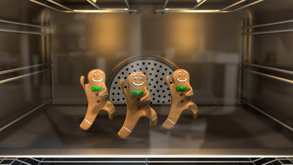 Christmas Gingerbread Man - Gangnam Style Dance