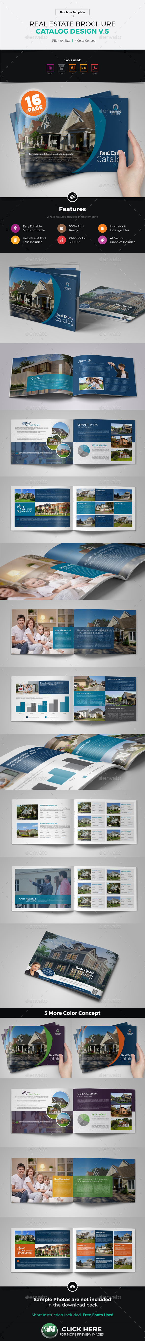 Real Estate Agency Brochure Catalog v5 - Corporate Brochures