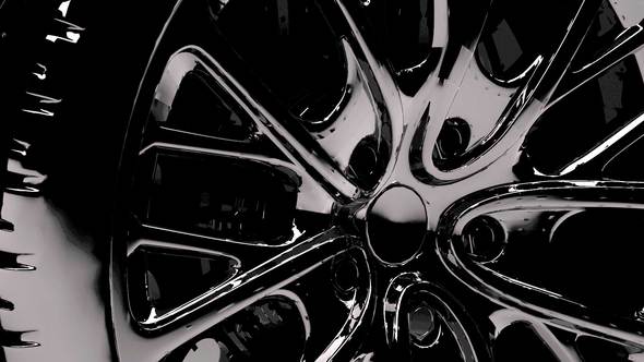 Car Wheel Metallic Reflective