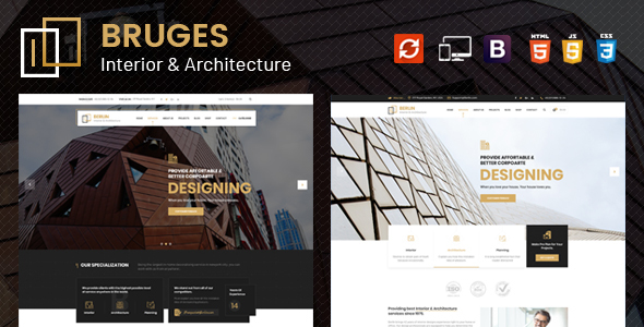 Bruges - Architecture and Interior Design HTML Template