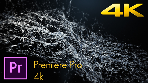 Splashing Liquid Reveal Logo- Premiere Pro 4K