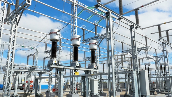 Electrical Distributing Equipment at Substation alt