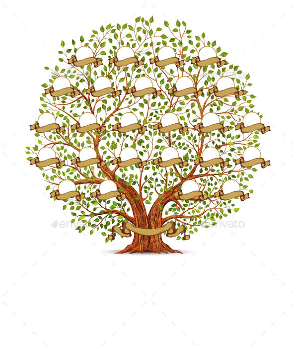 Family Tree Stencil - Like Branches on a tree Stencil - Create