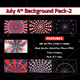 July 4th Background Pack-2 - VideoHive Item for Sale