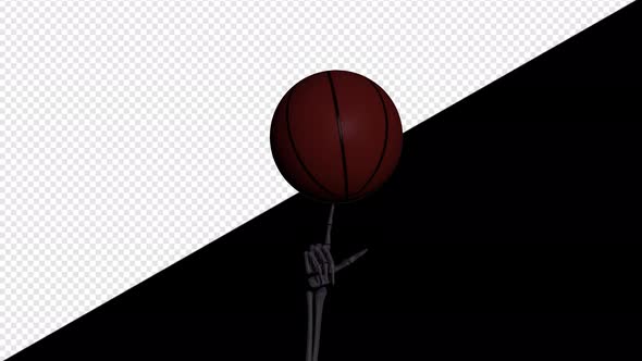 Skeleton Hand Spins The Ball In 4k alt