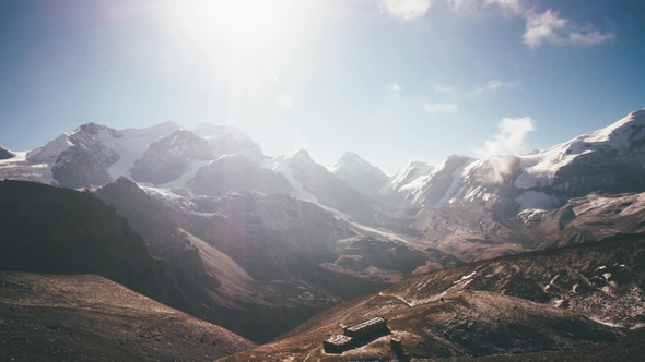 Sunrise and Mountain Pass Crossing alt