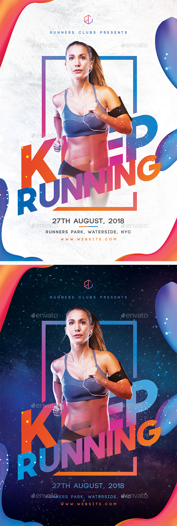 running flyer