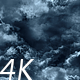 Flying Through Abstract Dark Clouds to Big Moon - VideoHive Item for Sale