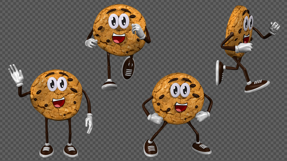 Cookie 3d Character (4-Pack)