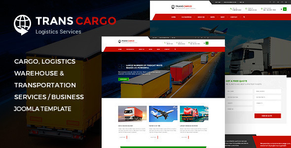 TransCargo - Transport & Logistics Joomla Template - Business Corporate