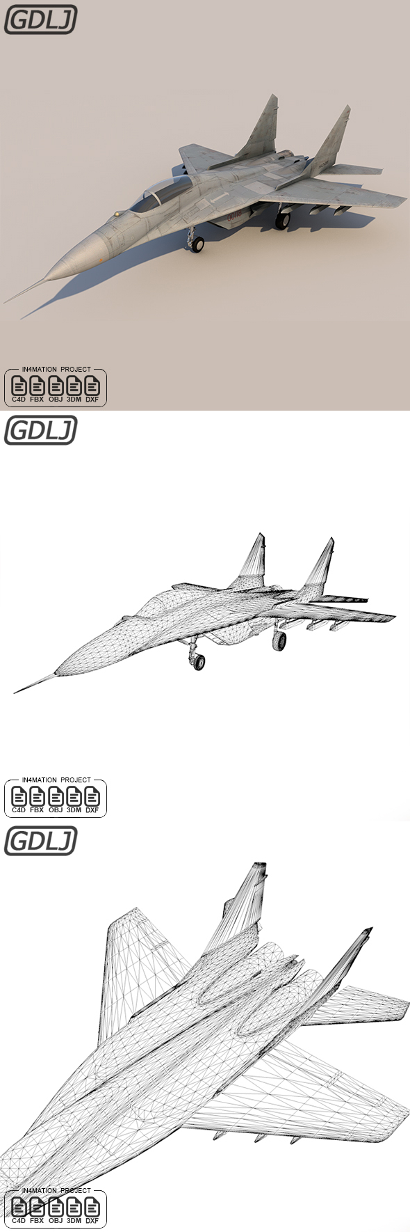 Mikoyan MiG-29 3D - 3Docean 22119831
