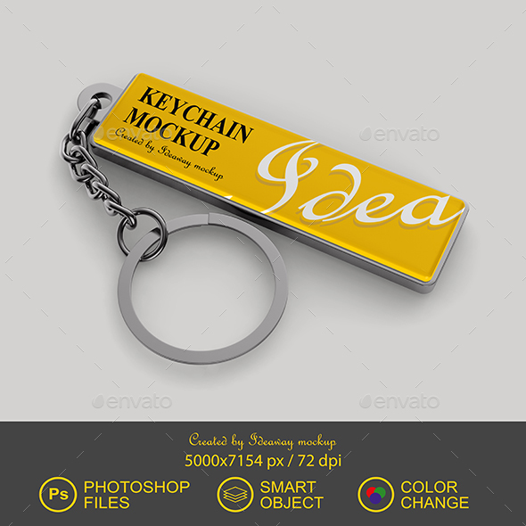 Download Keychain Mockup By Idaeway Graphicriver
