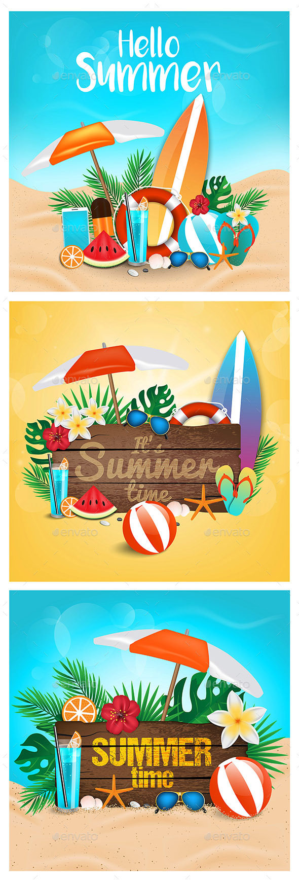 Hello Summer Sea Shore - Seasons Nature