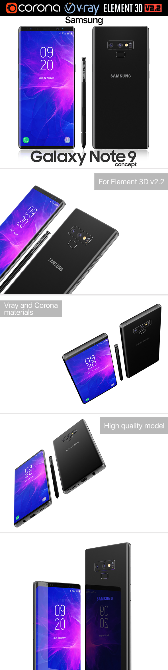 Samsung Galaxy Note - 3Docean 22122903