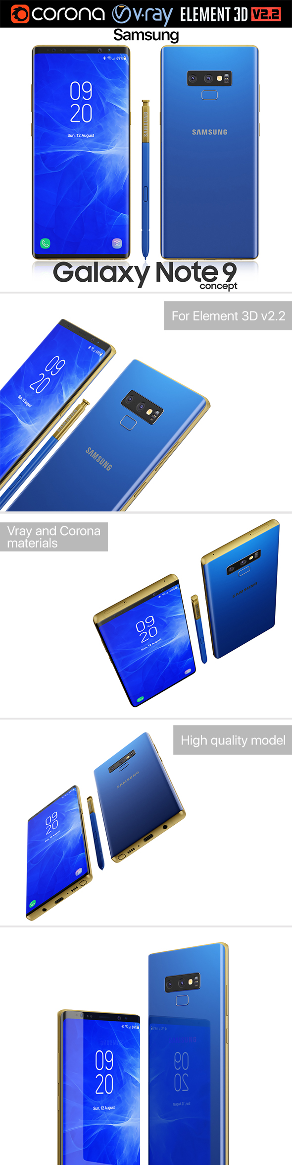 Samsung Galaxy Note - 3Docean 22122918
