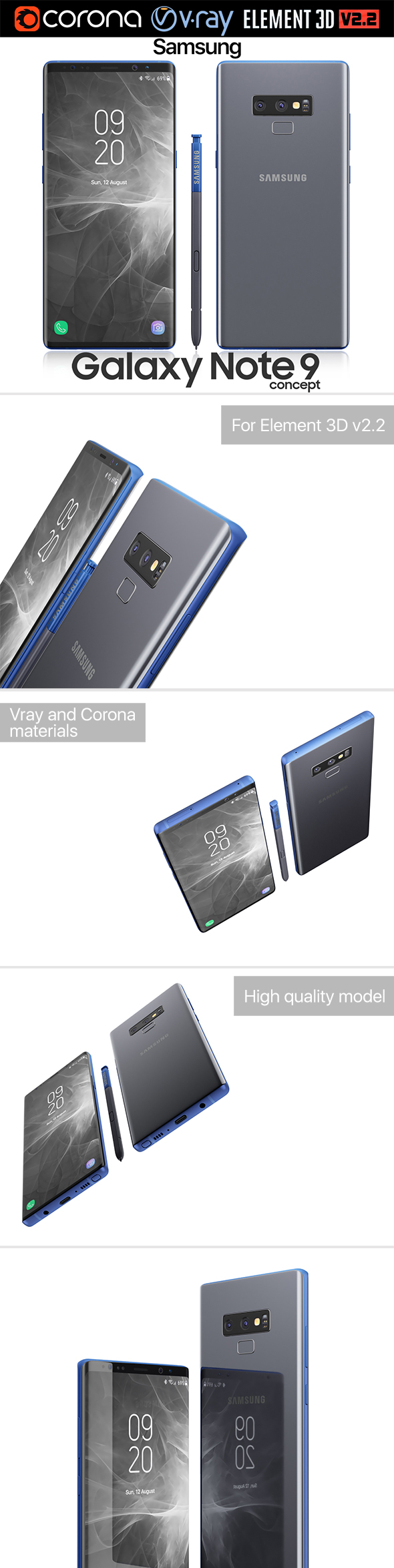 Samsung Galaxy Note - 3Docean 22122929