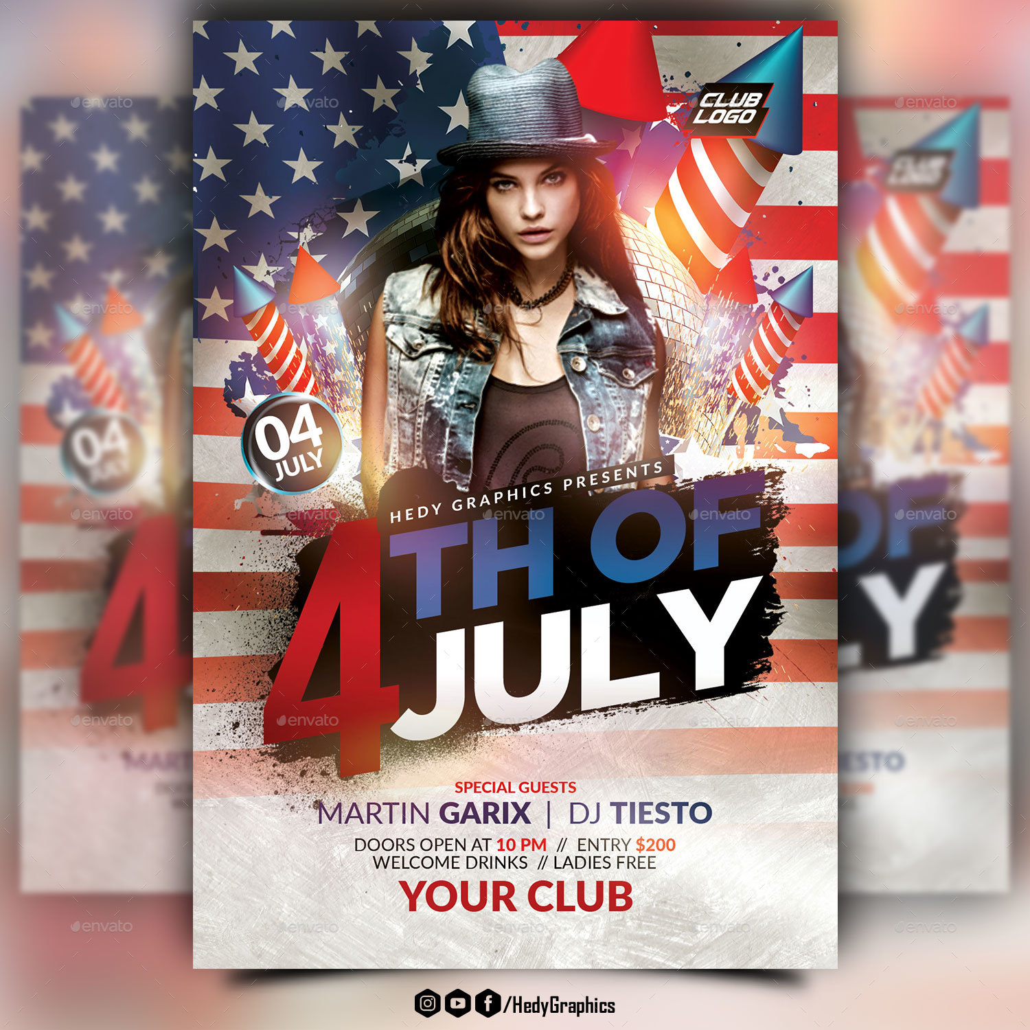 4th of July Flyer, Print Templates | GraphicRiver