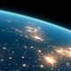 4K Earth Night Close Up High Detail Northeast Europe and UK - VideoHive Item for Sale