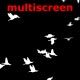 Flock Of Silhouette Birds Multiscreen - VideoHive Item for Sale