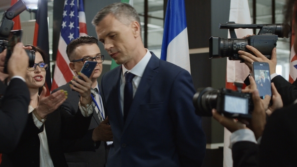 Man Leaving Interview with Manager alt