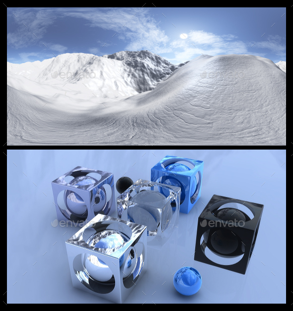 Snow 5 - HDRI - 3DOcean Item for Sale