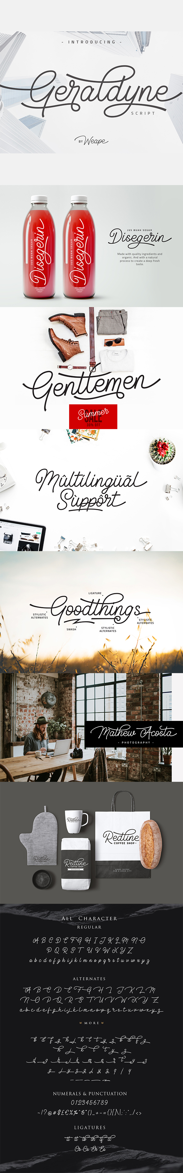 Geraldyne Script - Script Fonts