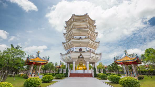 Buddha Shrine Chinese Pavilion