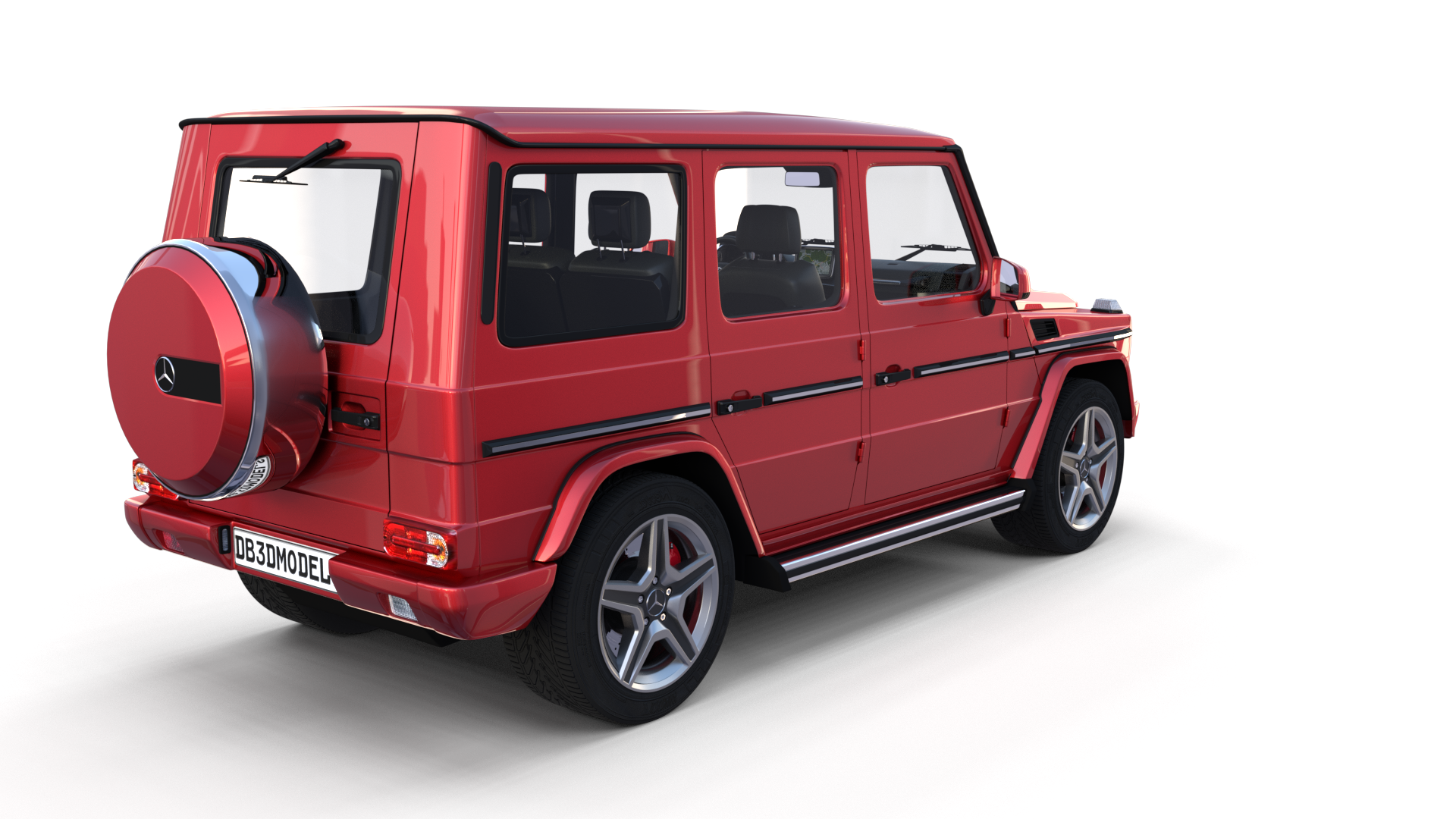 Mercedes Benz G Class With Interior Red